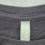 None Black Christmas Ornaments & Mistletoe Printed Holiday Tshirt Top Medium Photo 3