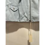 BLANK NYC  faux leather moto Blue jacket size Small‎ NWT Photo 4