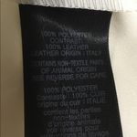 White Patterson J Kincaid With Black Leather Trim Lightweight Top XS Photo 6