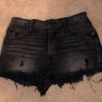 Lucky Brand Black Distressed Jean Shorts  Photo 0