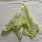 Green daisy floral print bandana 0607 Photo 0