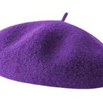 NWT Betmar Wool Beret Purple Photo 0