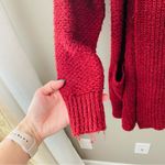Pilcro  by Anthro. Open Front Cardigan Maroon Sz Medium Photo 3