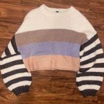 Forever 21  striped cropped sweater Photo 0