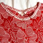 Solitaire Embroidered SZ L Top Pink Boho Cottagecore Office style Summer Trendy Photo 5