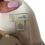 Odille Light Purple Cream Striped Side Button Detail Flare A Photo 5