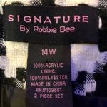 Robbie Bee Signature by Cropped Blazer NEW 14W Used Lined Photo 7