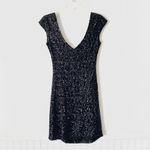 Lovers + Friends  Bahama Mama Black Sequin Scoop Back Mini Dress medium Photo 5