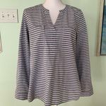 GH Bass Striped Cotton Tunic Top L Size L Photo 0
