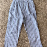 Urban Outfitters NWOT  Blue Stripe Cropped High Waist Pants Photo 0