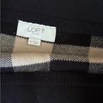 Loft  Black and White Mini Pencil Skirt Photo 1