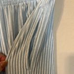 Colsie Light Blue Velour Ribbed Pants Size M Photo 3