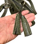 Tommy Hilfiger 👜 Olive Green Faux Croc Handbag – Y2K Vibes Photo 8