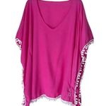 Monogrammed PSG (FLM)Pink Pom Pom Swimsuit Cover Photo 0