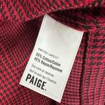Paige NWT  Isabelle Dress Rumba Red Check Raw Ruffle Size S Photo 10