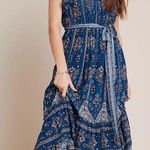 Anthropologie  Sasha Ruffled Maxi Dress made in India size S NWT Photo 0