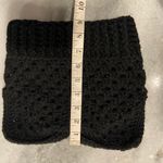 Handmade Crochet Cat Animal Ear Beanie Hat Cozy Ribbed Brim Stretch Winter Hat Photo 4