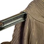 Taylor & Sage NWT  Olive & Gold Pleated Flowy Sleeveless Top Size Large Photo 6