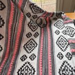 Eyeshadow Boho Chic Open Front Tribal Aztec Long Knit Cardigan Sweater Western, Size S Photo 3