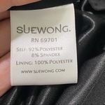 Sue Wong  Black Beaded Sleeveless Cocktail Dress Size 6 Photo 15