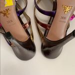 Prada Metallic Dress Sandals Shoes 36.5 6.5 Italy silver pink Strappy GORGEOUS Photo 4