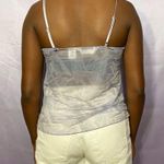 Vtg lace flowery lilac purple cami top floral L Size L Photo 2