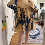 Sézane Sezane Farm Rio Hilma Long Sleeve Mini Shirt Dress Floral Mandacaru Multi Photo 5