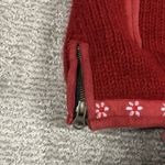 Laundromat Wool Heavy Sweater Jacket Womens Small Zip Fleece Lined Winter Red Photo 4
