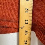 Urban Outfitters Orange Chunky Knit Oversized Sweater Womens L Casual Fall Photo 3