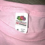 Fruit of the Loom Barbie Pink Cowgirl Crop Top Size Medium Photo 3