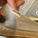 Soludos  Ceizer Let’s Fly Away Sz 8.5 Gray Blue Embroidery Shoes Slip On Photo 3