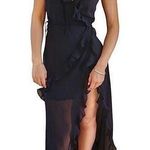 NWT Black Rumored Just Like Heaven Wrap Swim Cover Photo 0