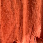 RVCA  Overall Orange Sleeveless Dress with Pockets Womens Medium EUC Linen Bland Photo 3