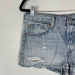 Levi's  501 Distressed Denim Shorts Women's‎ Size 28 Light Wash Ripped Photo 1