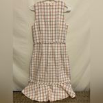 J.Crew J. Crew Novelty Suiting Fluted Hem A-Line Dress Windowpane Cotton Tweed Sheath Photo 6
