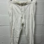 Abercrombie & Fitch White Jogger Sweatpants Photo 0