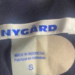 Nygard Polka Dot Bell Sleeve Shift
Dress Navy Blue White Size S Photo 5