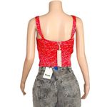 For Love & Lemons  Chianti Top, Red Roses, Small Photo 8