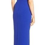 Eliza J  Strapless Crepe Blue Dress New With Tags Strapless Gown Maxi Photo 1
