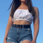 Z Supply white cropped blouse tank Photo 0