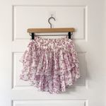 Caroline Constas Silk Floral Mini Skirt Photo 8