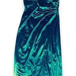 Windsor  Hunter green Formal Satin Midi Dress Large Photo 0