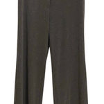 J.Jill Stretch Herringbone Gray Wide Leg Trouser Pants 10P Work Office Career Photo 0