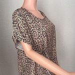 Good Times & Great Adventures Top Womens XL Leopard Cheetah Lightweigh Print #44 Black Photo 5