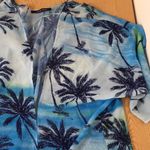 New Women’s Ocean Drive Blue Tropical Print Sheer Swimsuit Cover Up One Size Size undefined Photo 5