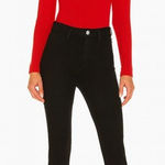 Reiss  Hedy‎ Black High Rise Cropped Jeans Size 28 NWT Photo 0