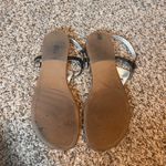 Rampage  Sandals Size 8.5M Brown Black Thong Strap‎ Adjustable Buckle Casual Photo 4