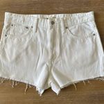 Madewell  Relaxed Denim White Shorts 30 Photo 2