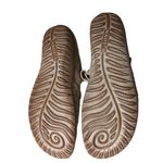 Naot Toatoa Gold Cream Shimmer Metallic Mary Jane Flats Size EU 41 US 10 Photo 2