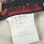 Vintage First Kiss Floral Black Lace Bodycon Dress Size Large Made in the USA Photo 2